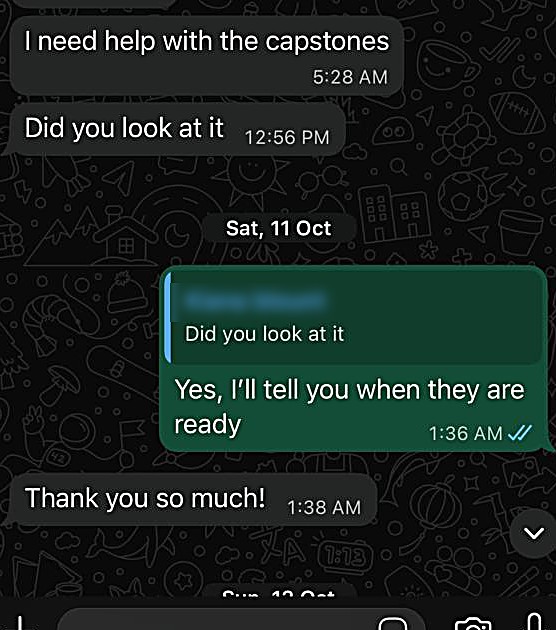 01 · In their words: client message