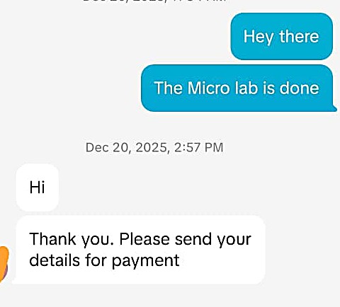 03 · The turnaround: client message